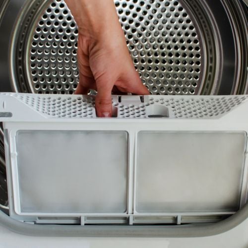 How to Improve Your Dryers Efficiency- dryer lint screen cleaning-Niceleys heating cooling appliance repair