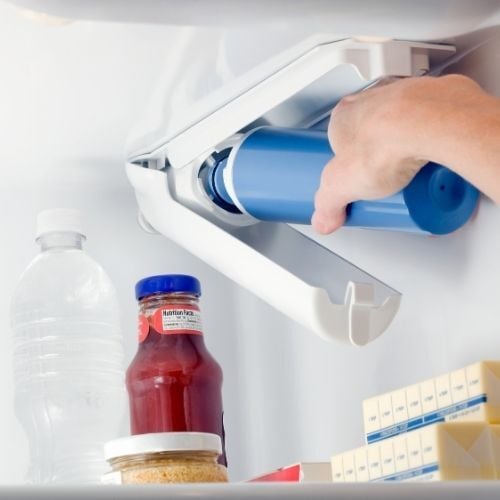 Why Does My Icemaker Make Bad Tasting Ice The Importance of Replacing Your Refrigerator Water Filter- time to change the water filter--Niceleys heating cooling appliance repair
